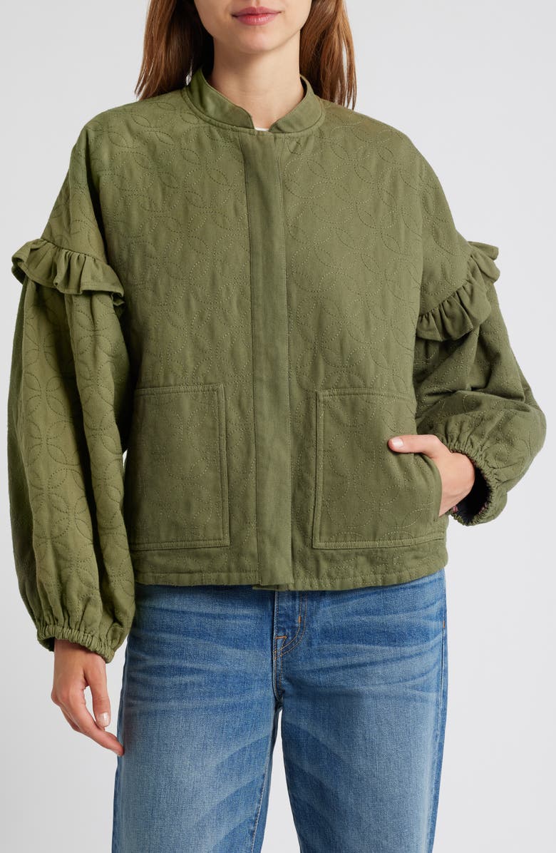 Cleobella Bobbi Reversible Cotton Quilted Jacket, Alternate, color,