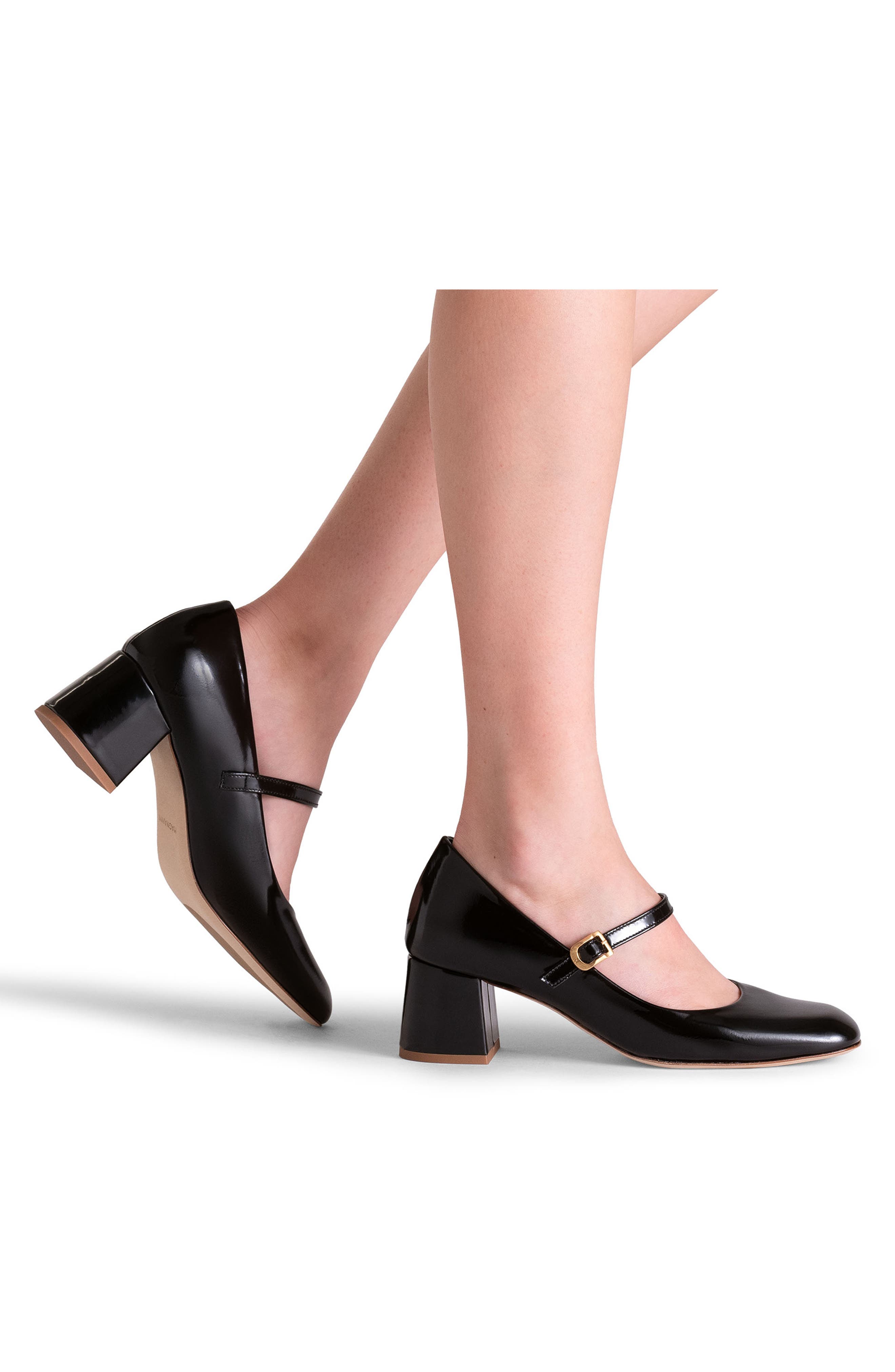 Magnanni Stasia Mary Jane Pump, Alternate, color, Black