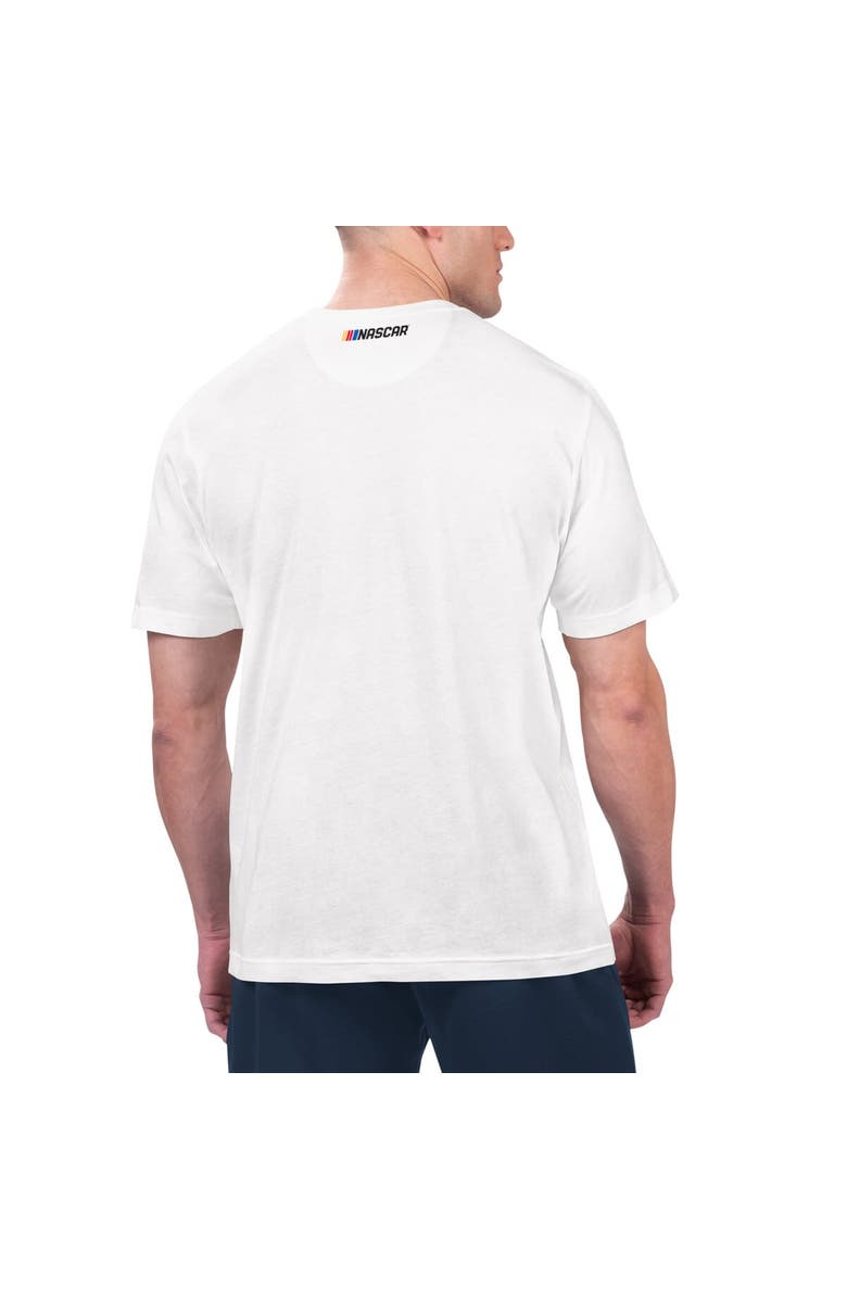 STARTER Men's Starter White Kyle Busch Extreme Lineman Graphic T-Shirt, Alternate, color, White