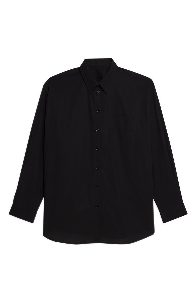 Helmut Lang Oversize Poplin Button-Up Shirt, Alternate, color,