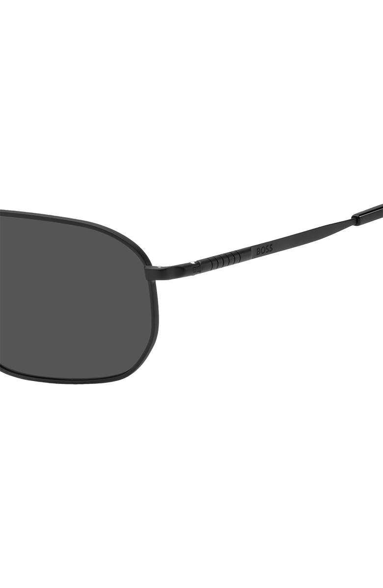 BOSS 59mm Rectangular Sunglasses, Alternate, color,
