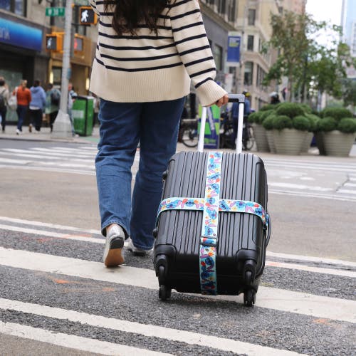 Disney Stitch Luggage Strap, 2-piece Set In Multi