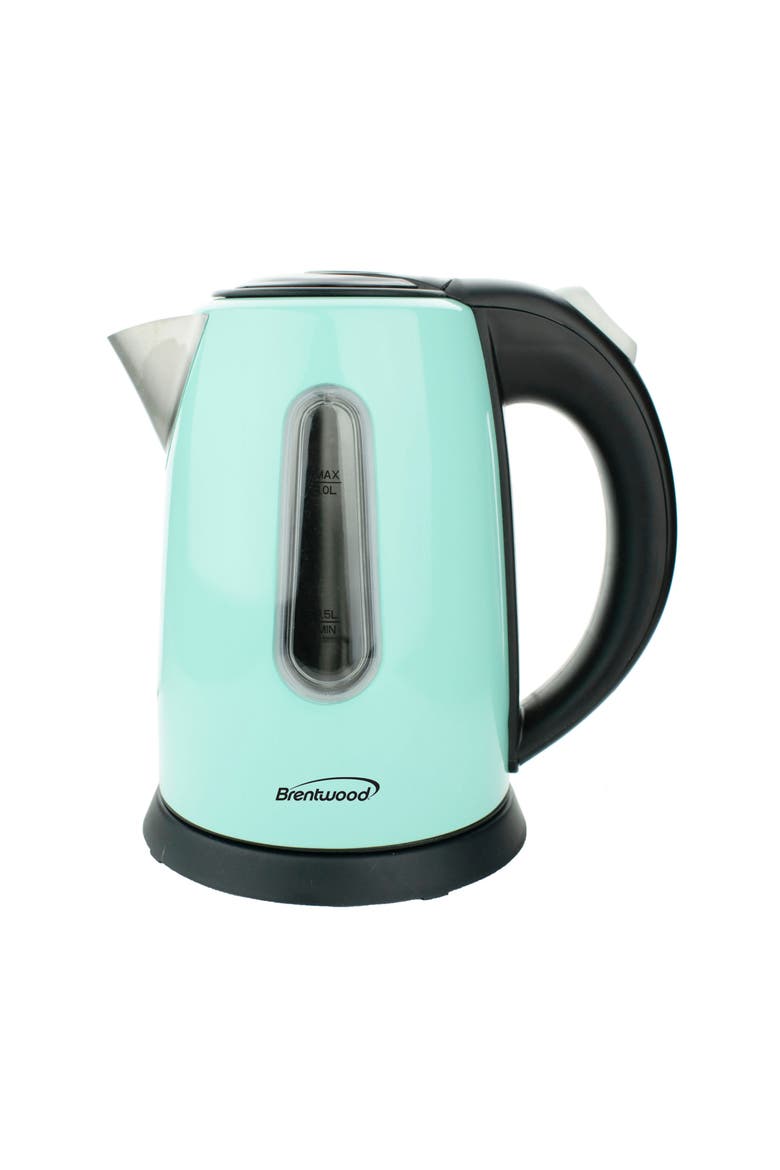 1 Liter Stainless Steel Cordless Electric Kettle, Alternate, color, Blue