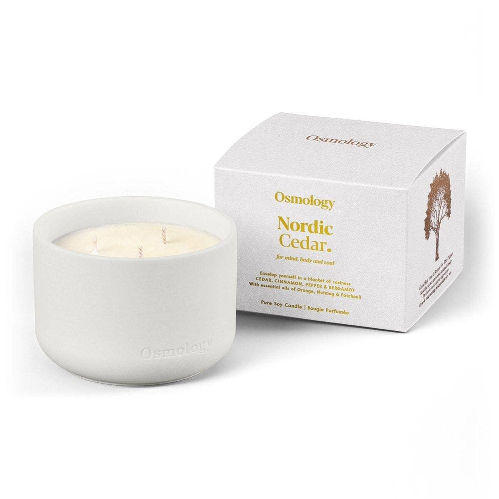 Nordic Cedar Scented Triple Wick Candle - Thumbnail 4