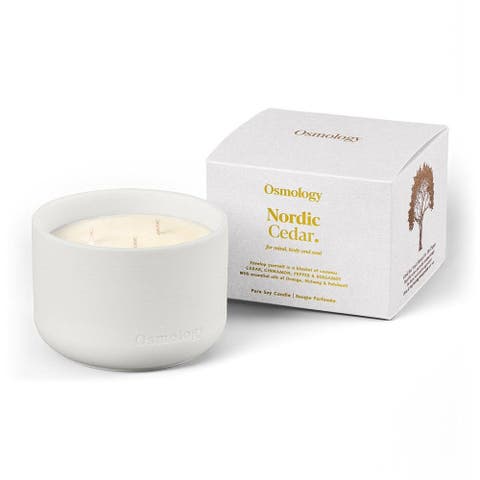 Nordic Cedar Scented Triple Wick Candle
