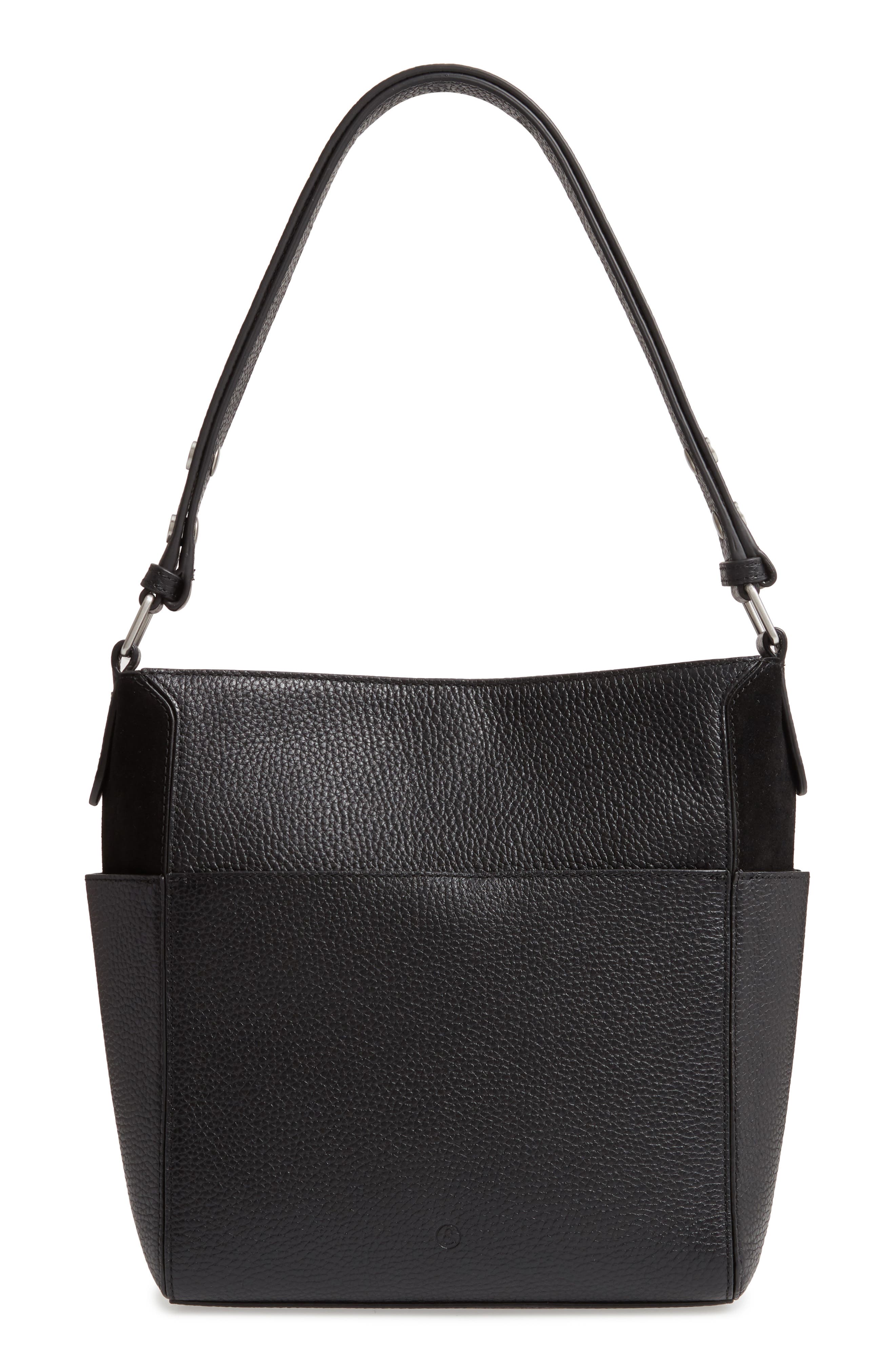 Treasure & Bond Campbell Leather & Suede Bucket Bag, Alternate, color, 