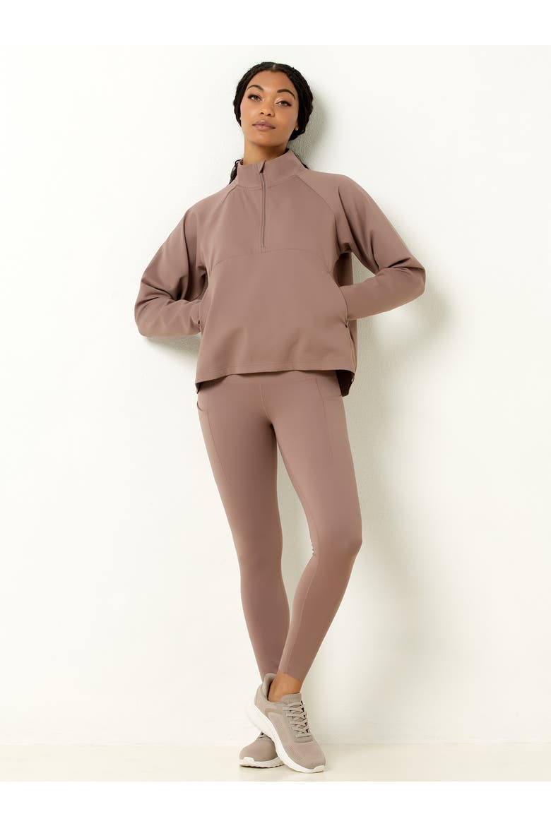 Performance High Waisted Pocket 7/8 Legging, Alternate, color, Twilight Mauve