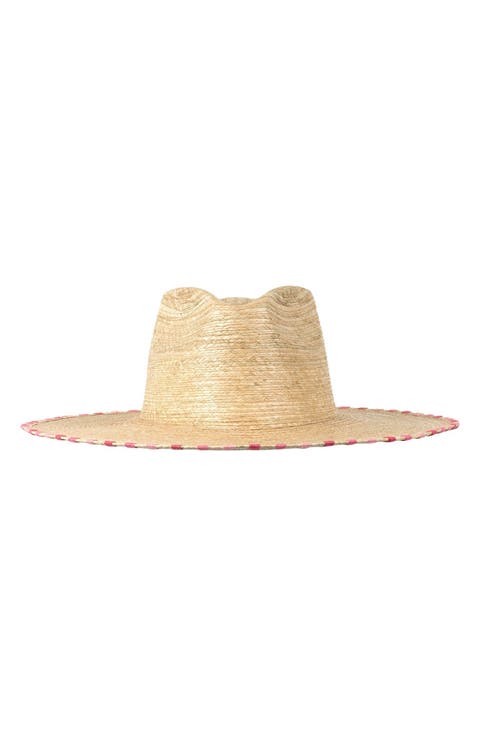 Adelina Woven Palm Straw Sun Hat