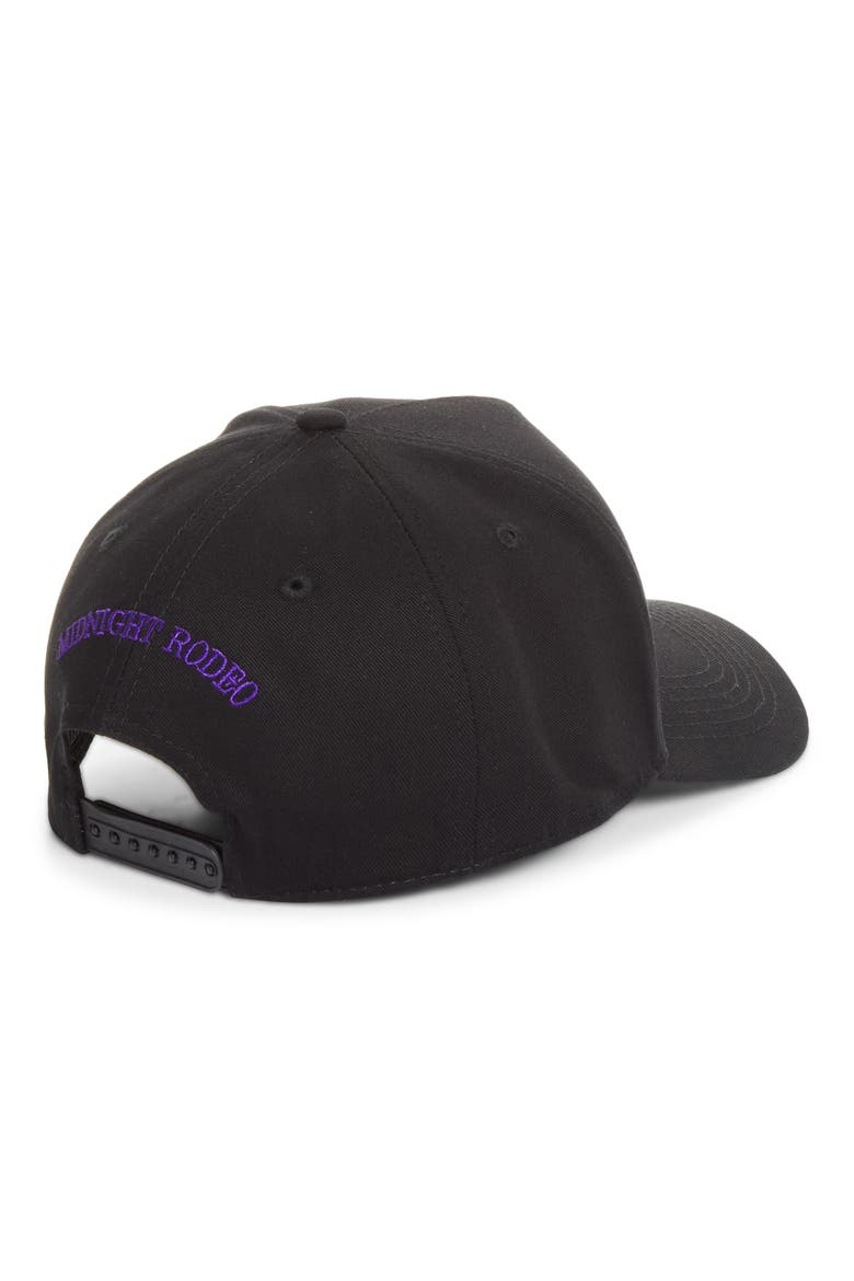 American Exxxtasy Snapback Baseball Cap, Alternate, color, JET BLACK