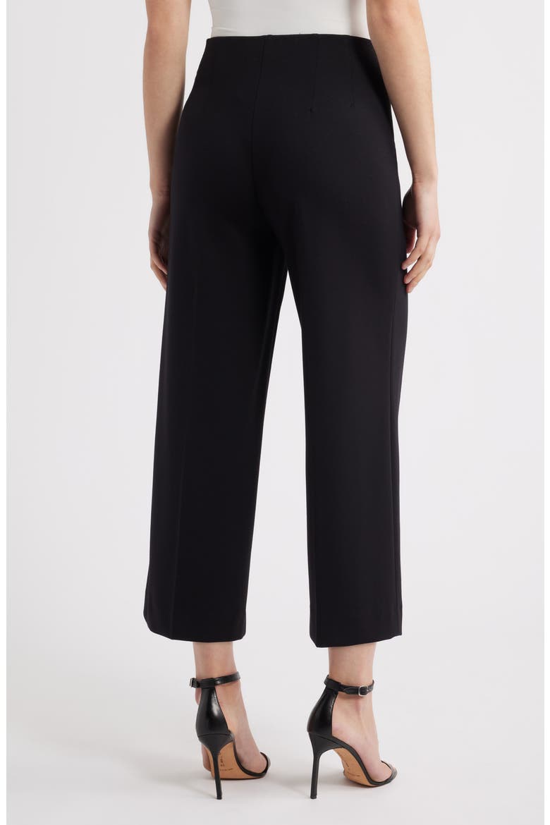 High Waist Pull-On Wide Leg Pants, Alternate, color, ANNE BLACK