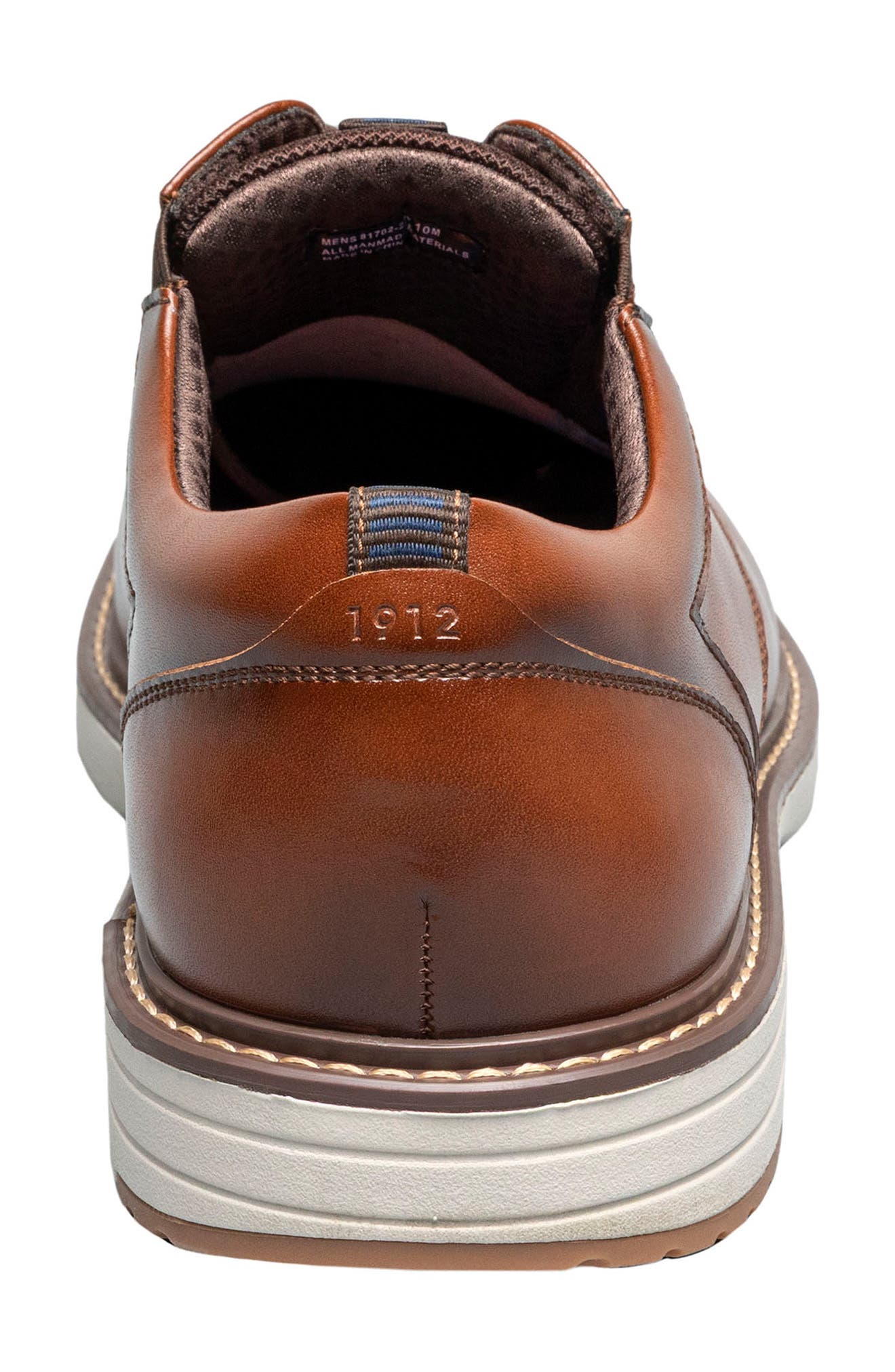Gates Plain Toe Derby - Wide Width Available, Alternate, color, COGNAC MULTI