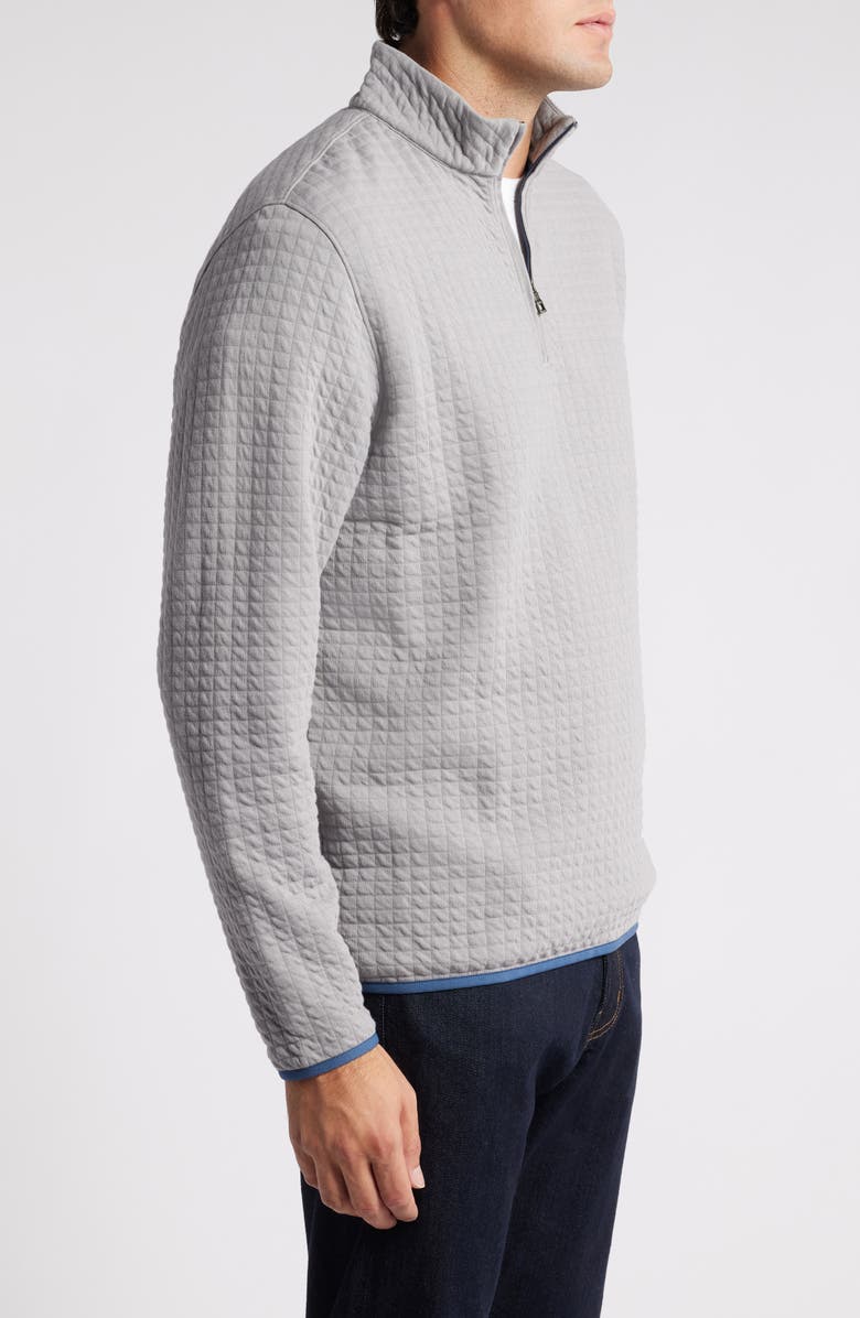 Peter Millar Quad Quilted Quarter Zip, Alternate, color, 