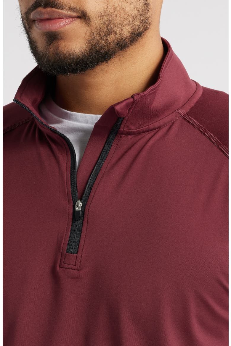 Colt Quarter Zip Golf Pullover, Alternate, color, MAROON