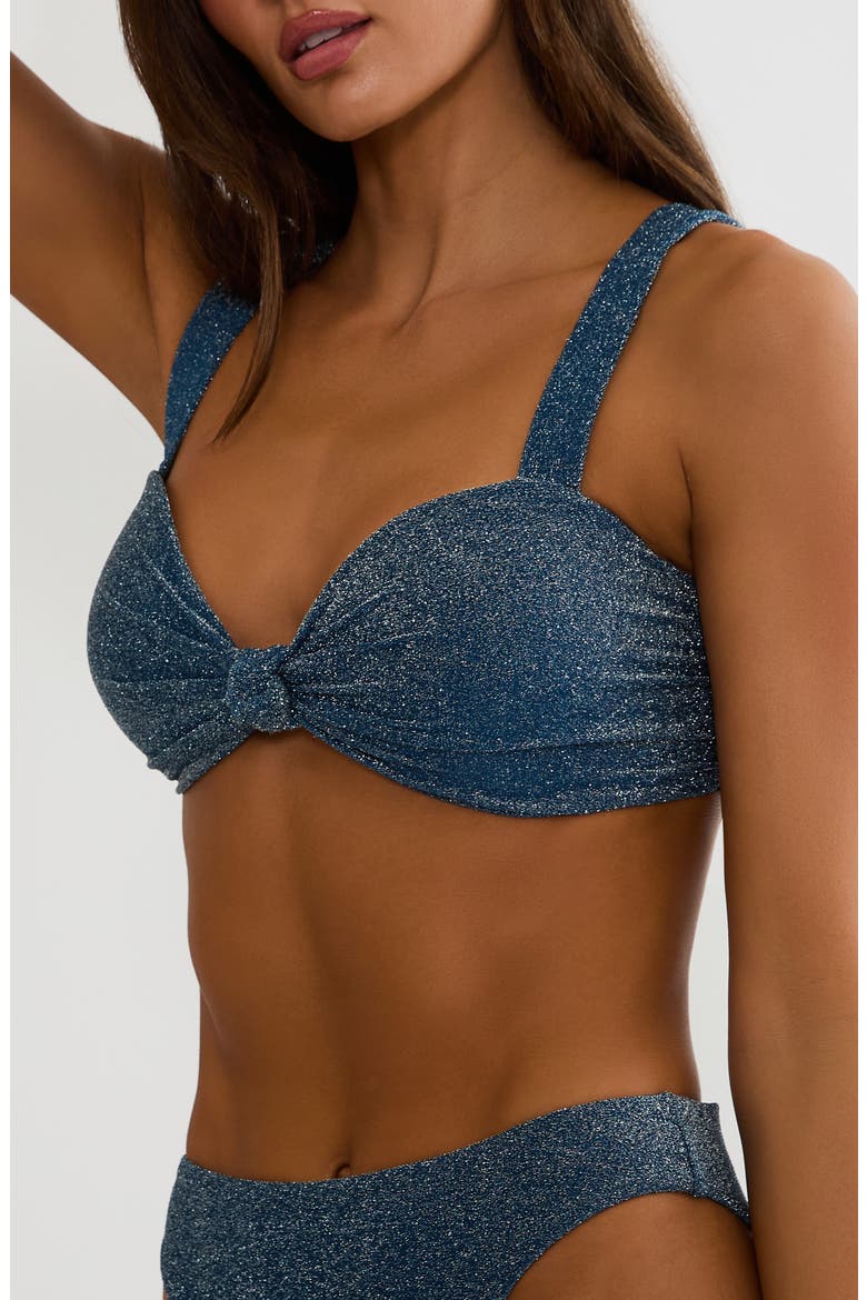 Sophia Knot Front Bikini Top, Alternate, color, SEASHELL ISLE SHINE