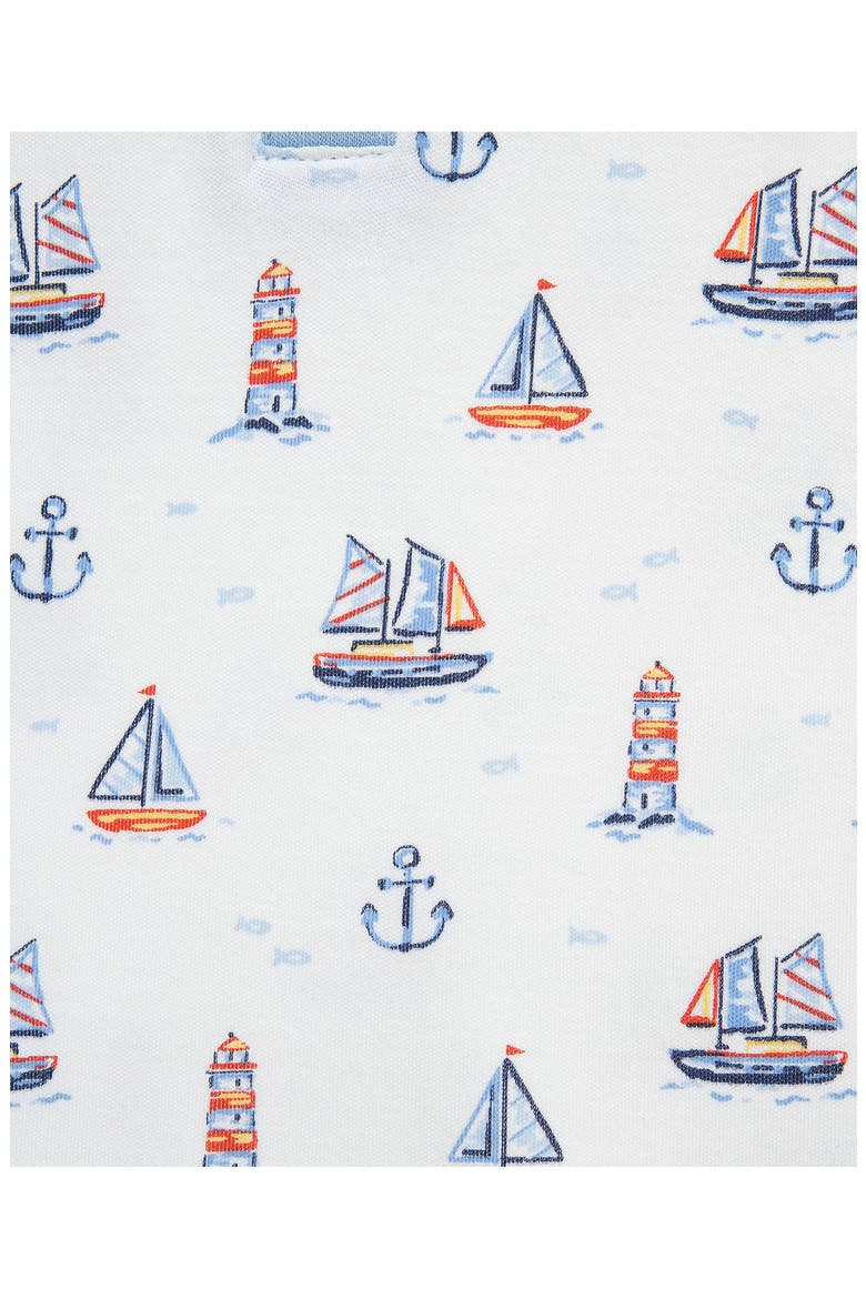 Nautical 2-Pack Rompers, Alternate, color, BLUE