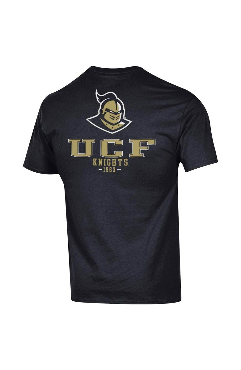 Champion Men's Champion Black UCF Knights Stack 2-Hit T-Shirt, Alternate, color,