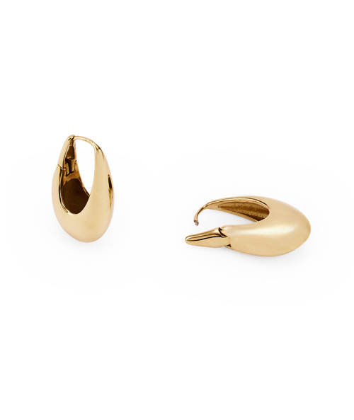 Hey Harper September Oval Earrings In Brown