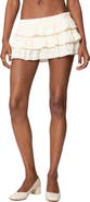 EDIKTED Margaux Tiered Ruffle Miniskort