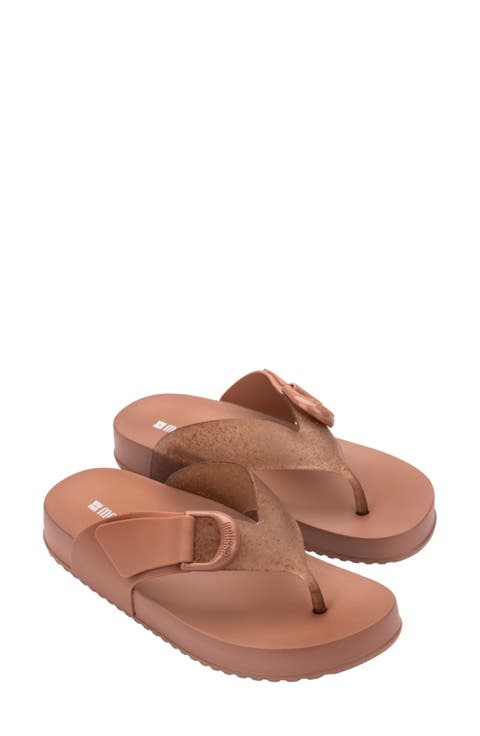 Cozy Water Resistant Platform Flip Flop (Women)