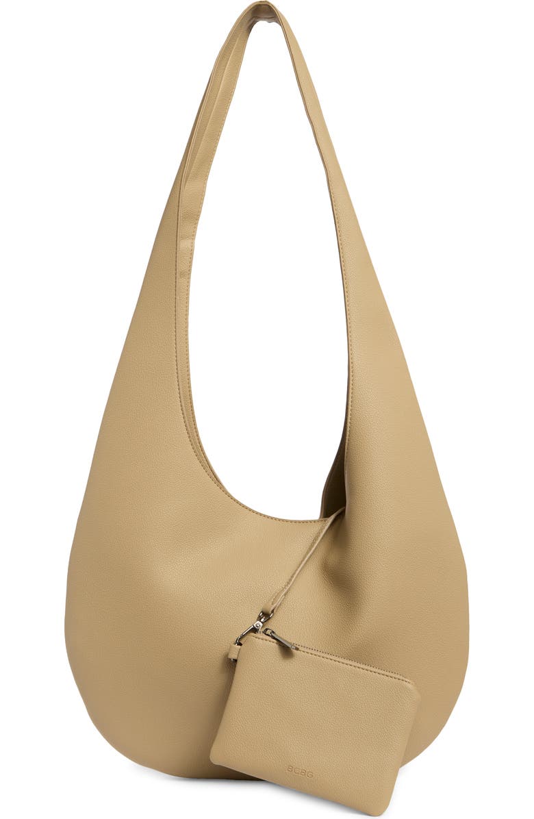BCBG Large Hobo Bag, Alternate, color, Ginger