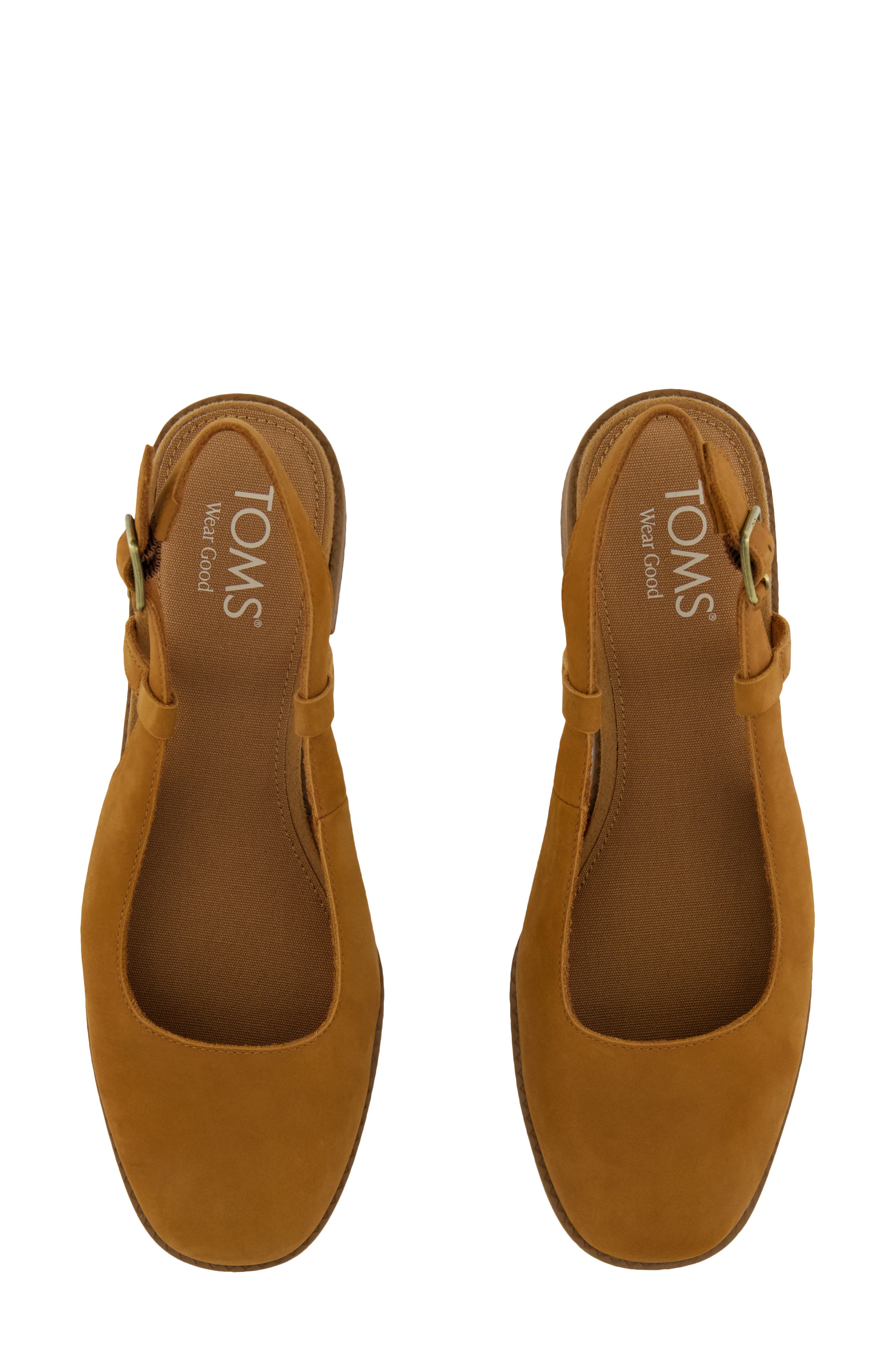 TOMS Jaclyn Slingback Pump, Alternate, color, Brown