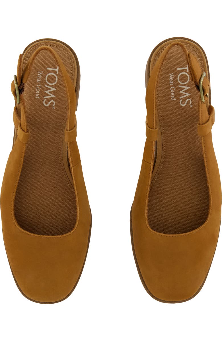 TOMS Jaclyn Slingback Pump, Alternate, color, Brown
