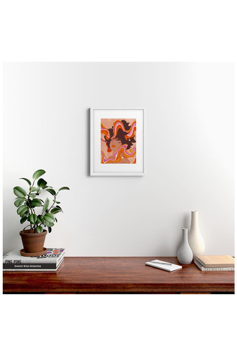 Thirtyone Illustrastions Daydream Framed Art Print, Alternate, color, WHITE FRAME