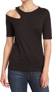 GIBSONLOOK Elbow-Length Sleeve Rib Tee