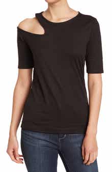 GIBSONLOOK Elbow-Length Sleeve Rib Tee