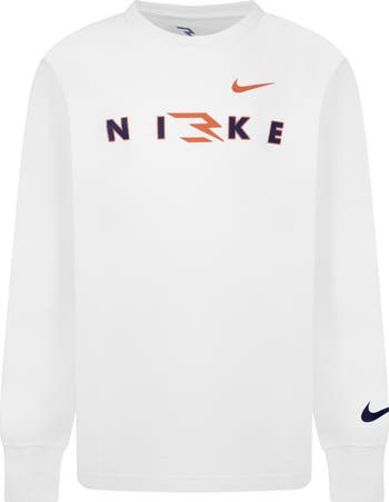 Kids' Monogram Wordmark Long Sleeve T-Shirt (Big Kid)<br>