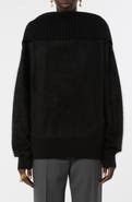 SPORTMAX Off the Shoulder Wool Sweater