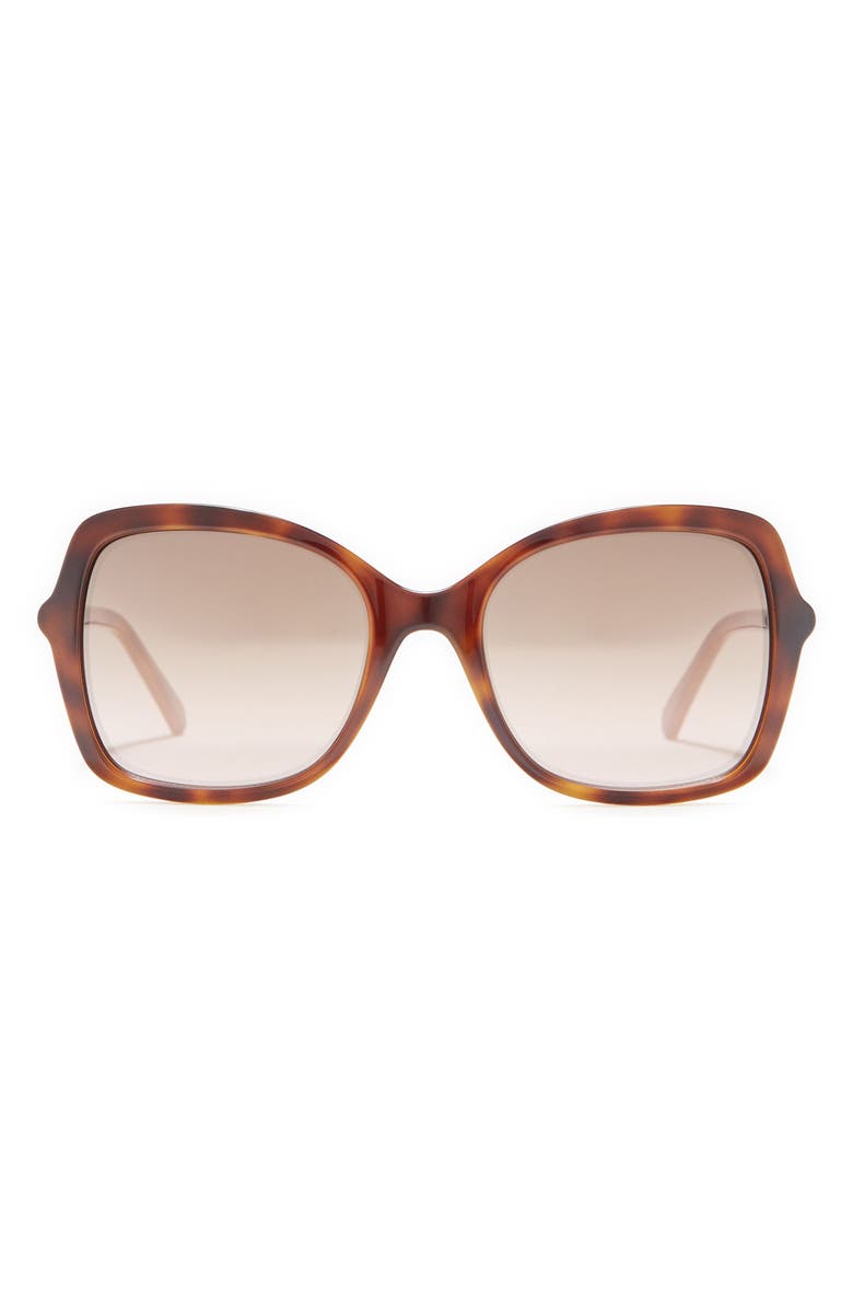 Swarovski 54mm Geometric Sunglasses, Main, color,