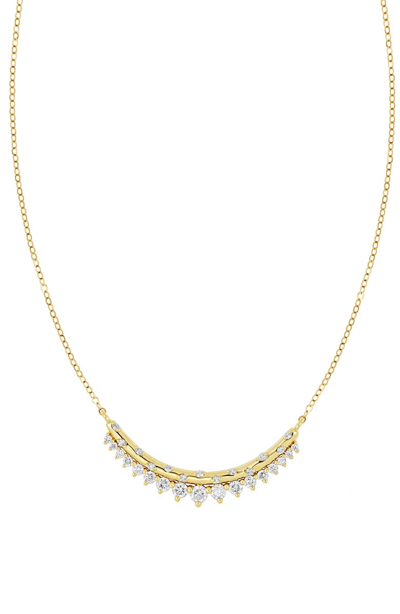 Bony Levy Solstice Diamond Bar Necklace, Main, color, 18K Yellow Gold