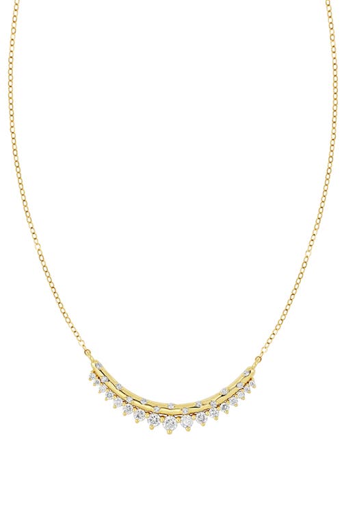 Bony Levy Solstice Diamond Bar Necklace In Burgundy