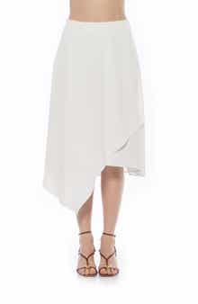 Alexia Admor Jess Asymmetric Midi Skirt