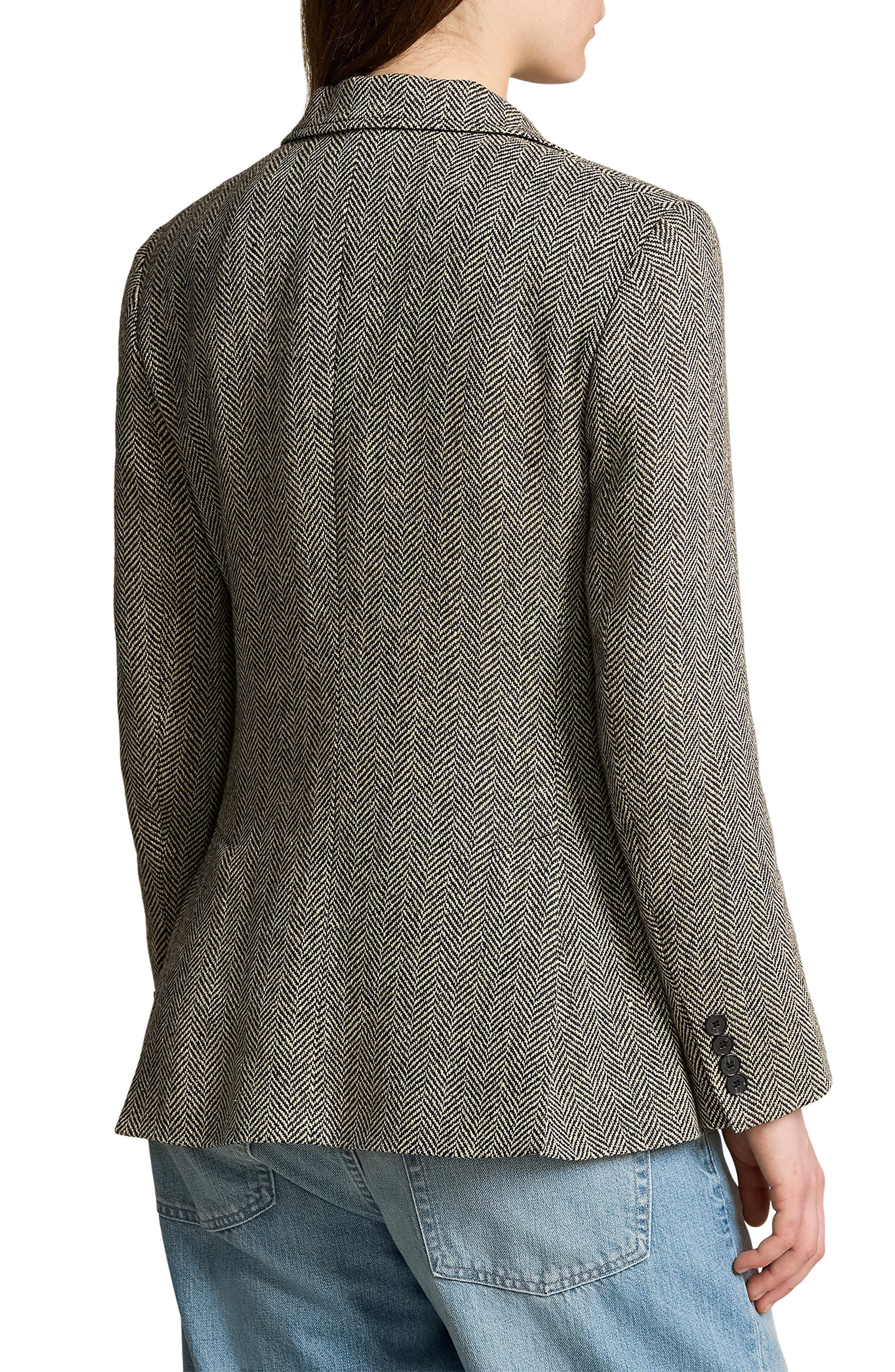 Heritage Herringbone Blazer - image 2