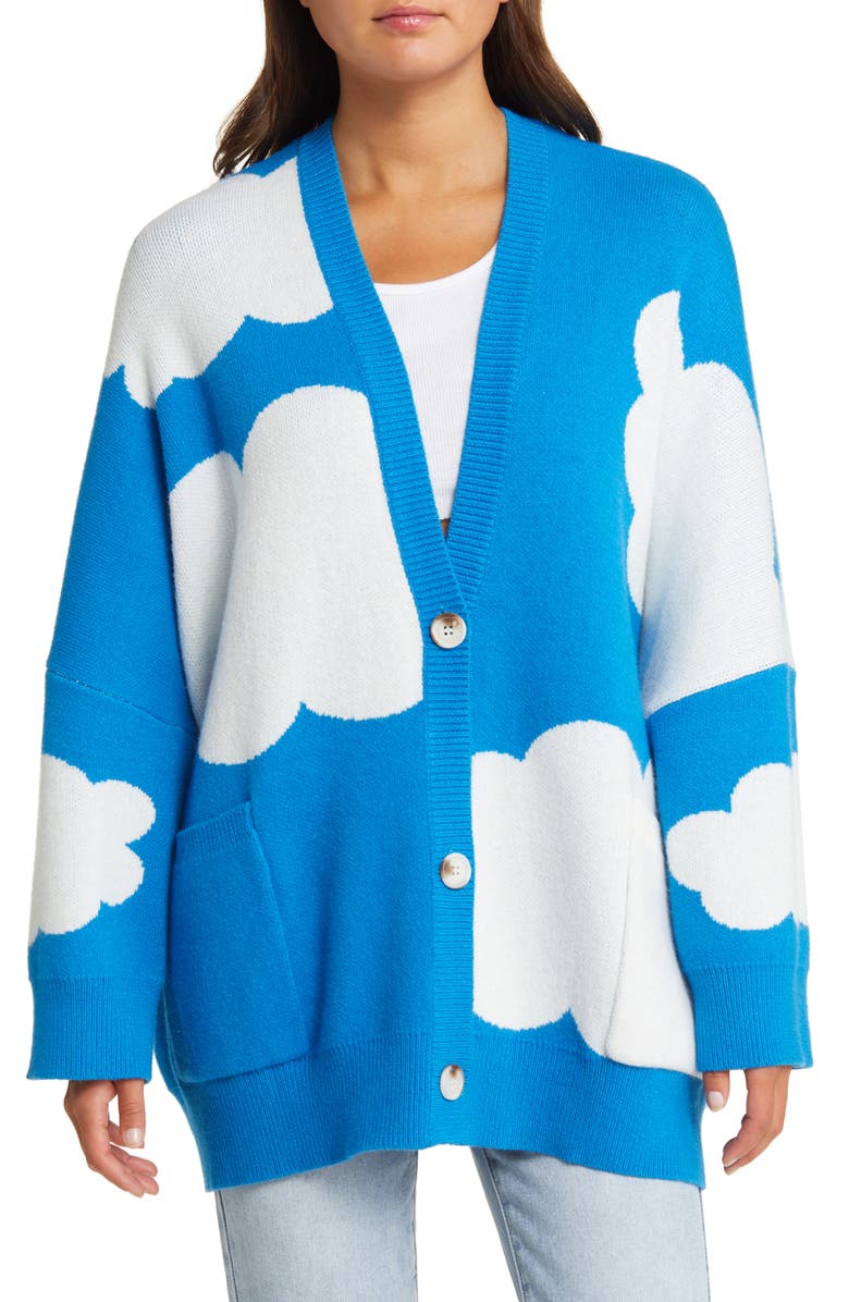 Dressed in Lala Oversize Cloud Cardigan, Alternate, color, 