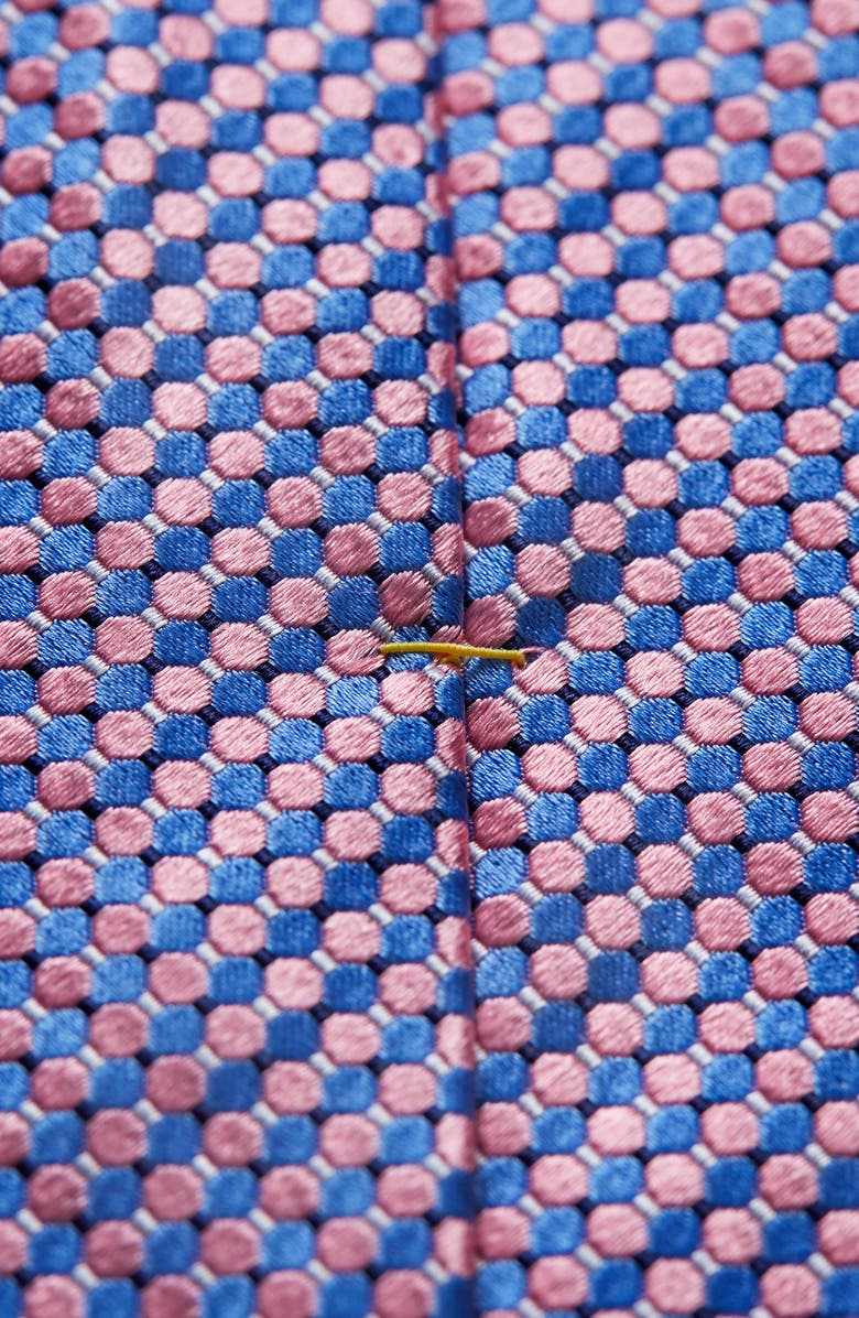 Eton Microdot Silk Tie, Alternate, color, Pink