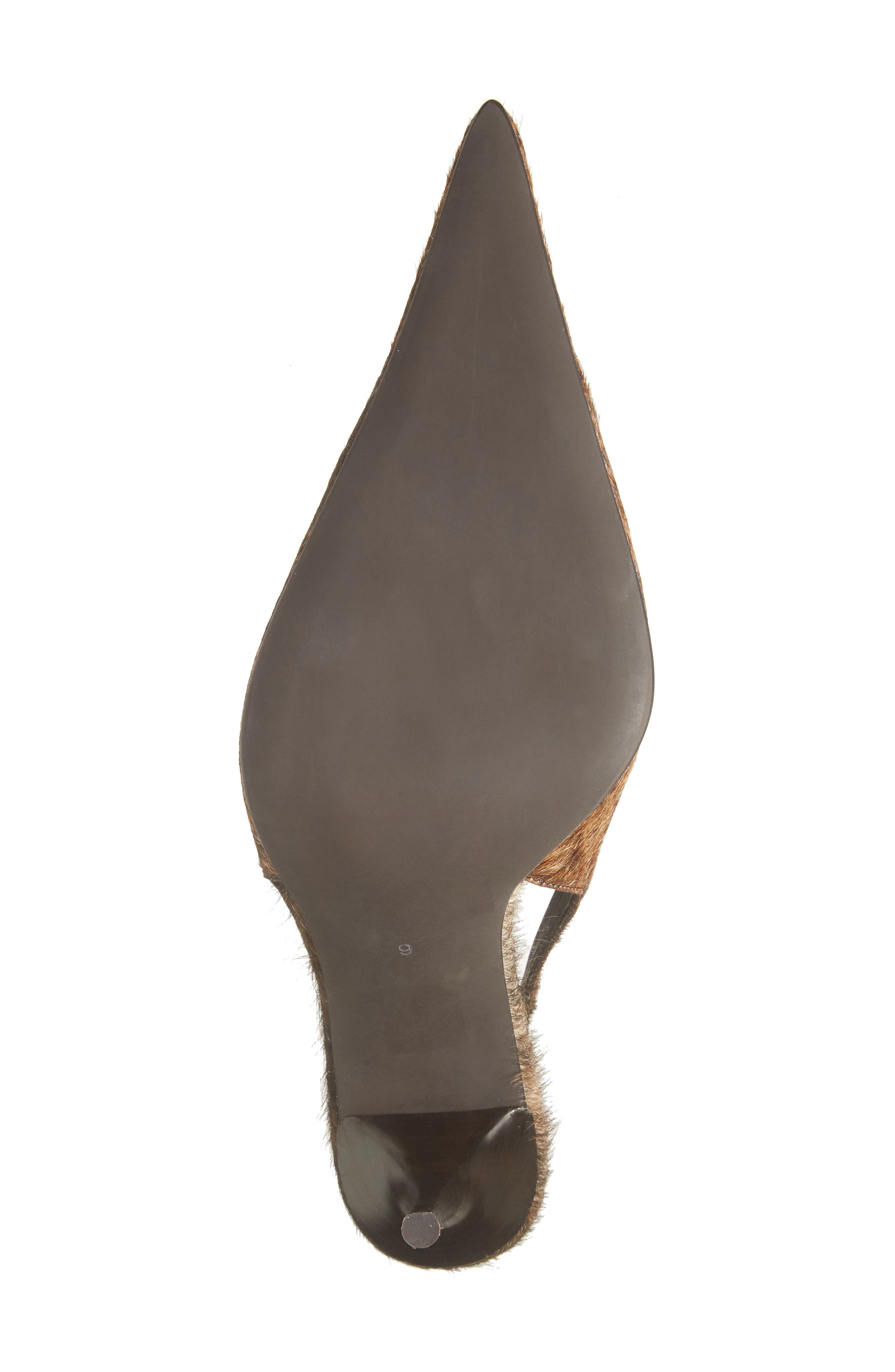 Jeffrey Campbell You Wish Genuine Calf Hair Pointed Toe Pump, Alternate, color, Black Brown Hair