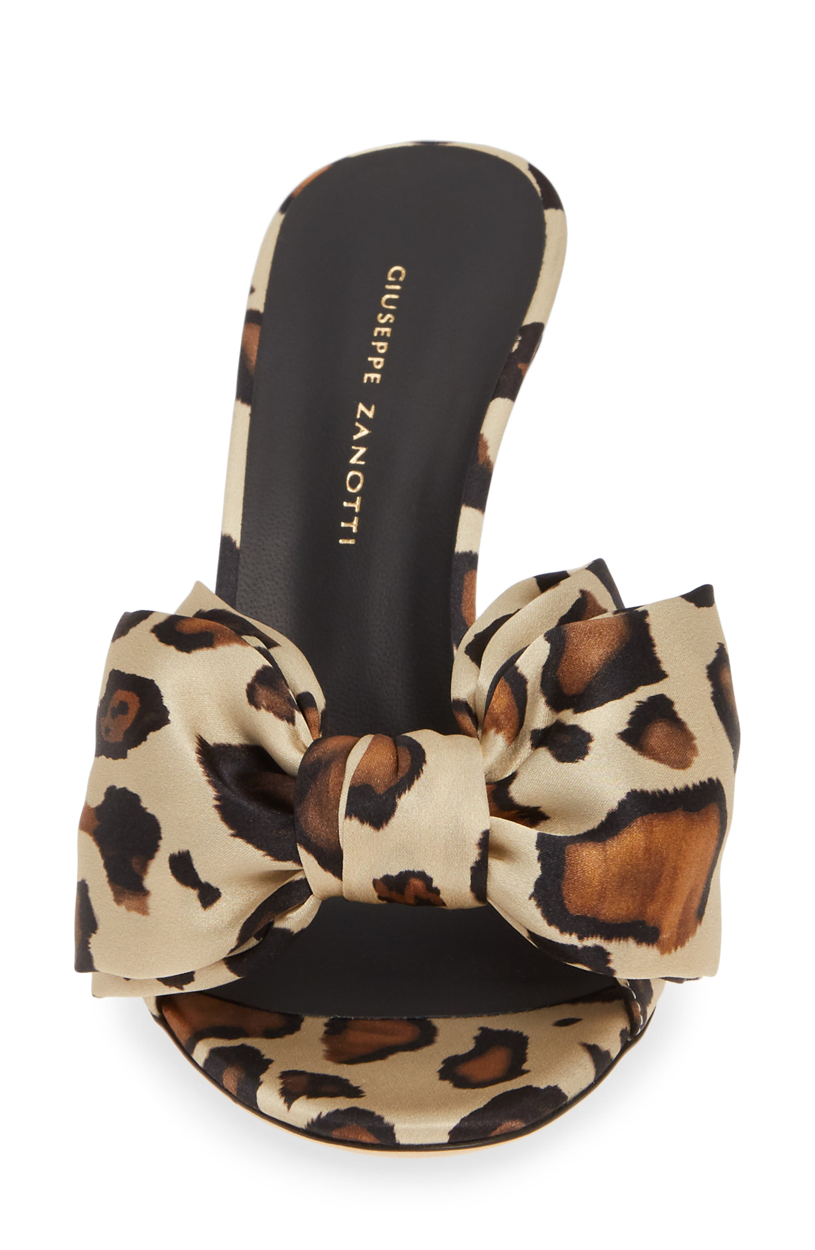 Giuseppe Zanotti Big Bow Slide Sandal, Alternate, color, 