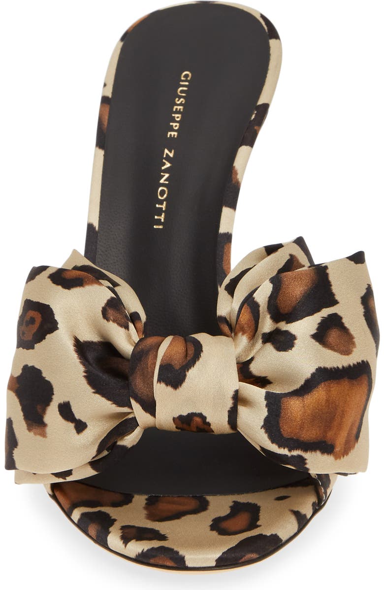 Giuseppe Zanotti Big Bow Slide Sandal, Alternate, color,