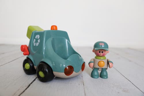 Tolo First Friends Garbage Truck Toy Set In Multi