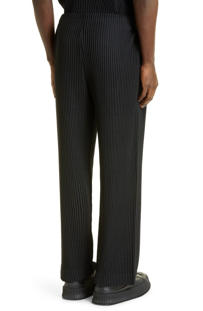 Homme Plissé Issey Miyake Pleated Straight Leg Pants, Alternate, color, 