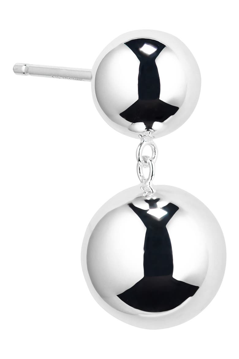 The Caroline Drop Earrings, Alternate, color, SILVER
