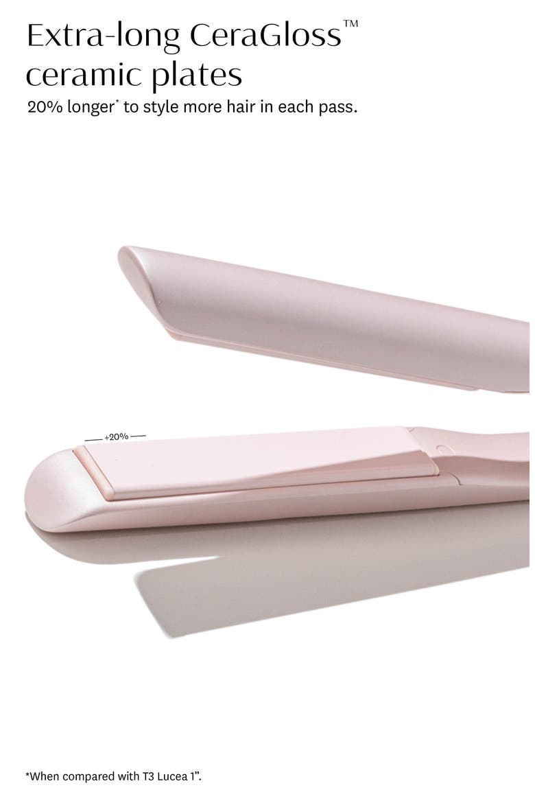 SinglePass Smooth X 1" Flat Iron with Extra-Long Ceramic Plates, Alternate, color, SATIN BLUSH