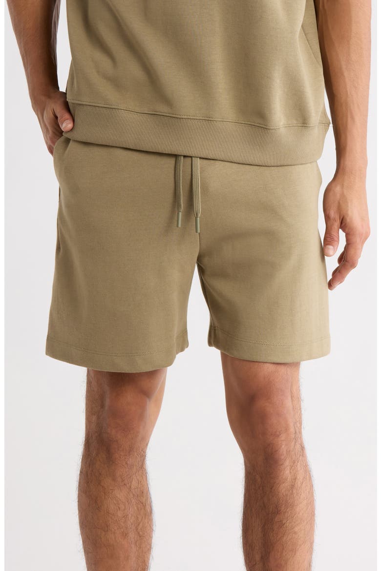 Coord Shorts, Main, color, MID GREEN