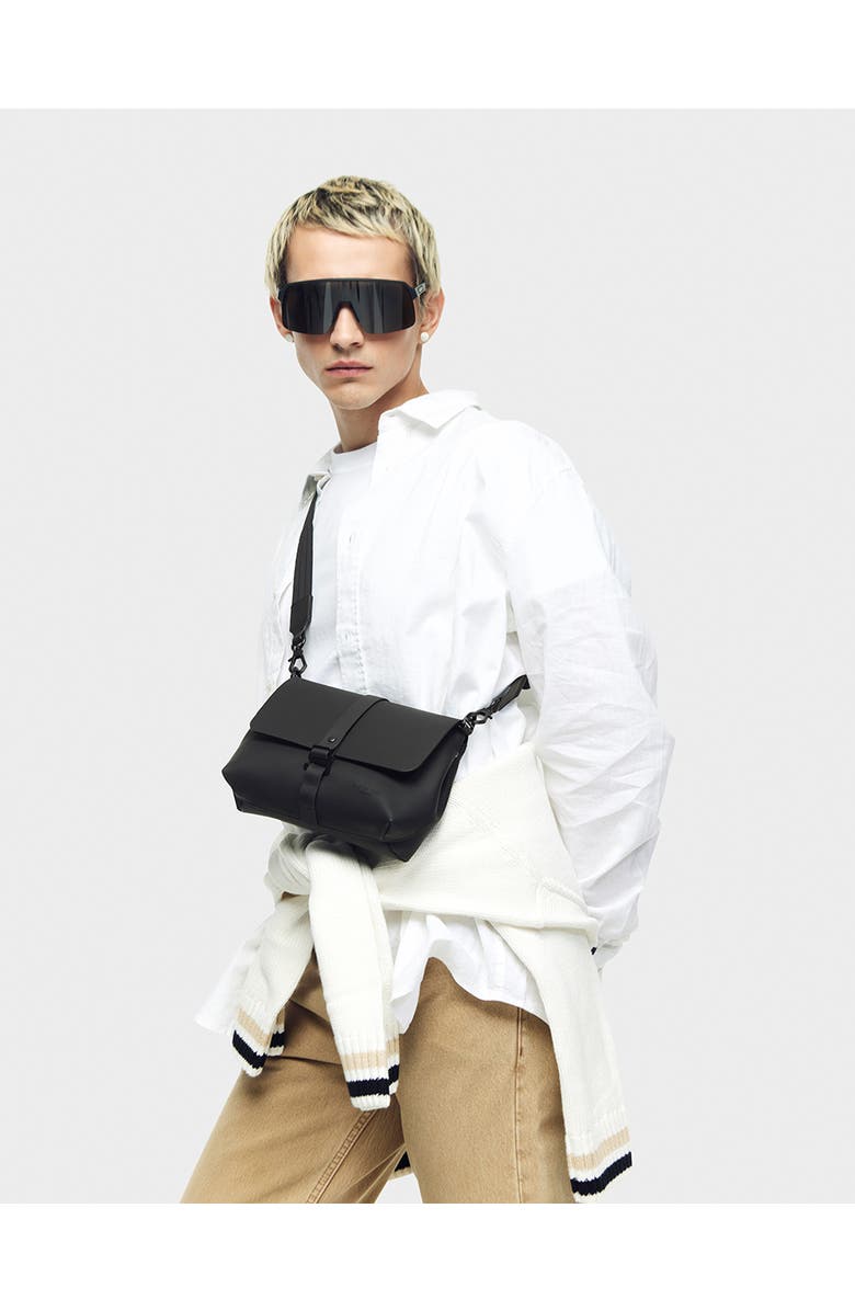Gaston Luga Spläsh Crossbody - Olive, Alternate, color, Black