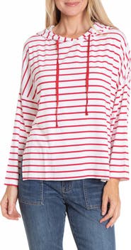 APNY Stripe Side Slit Hoodie