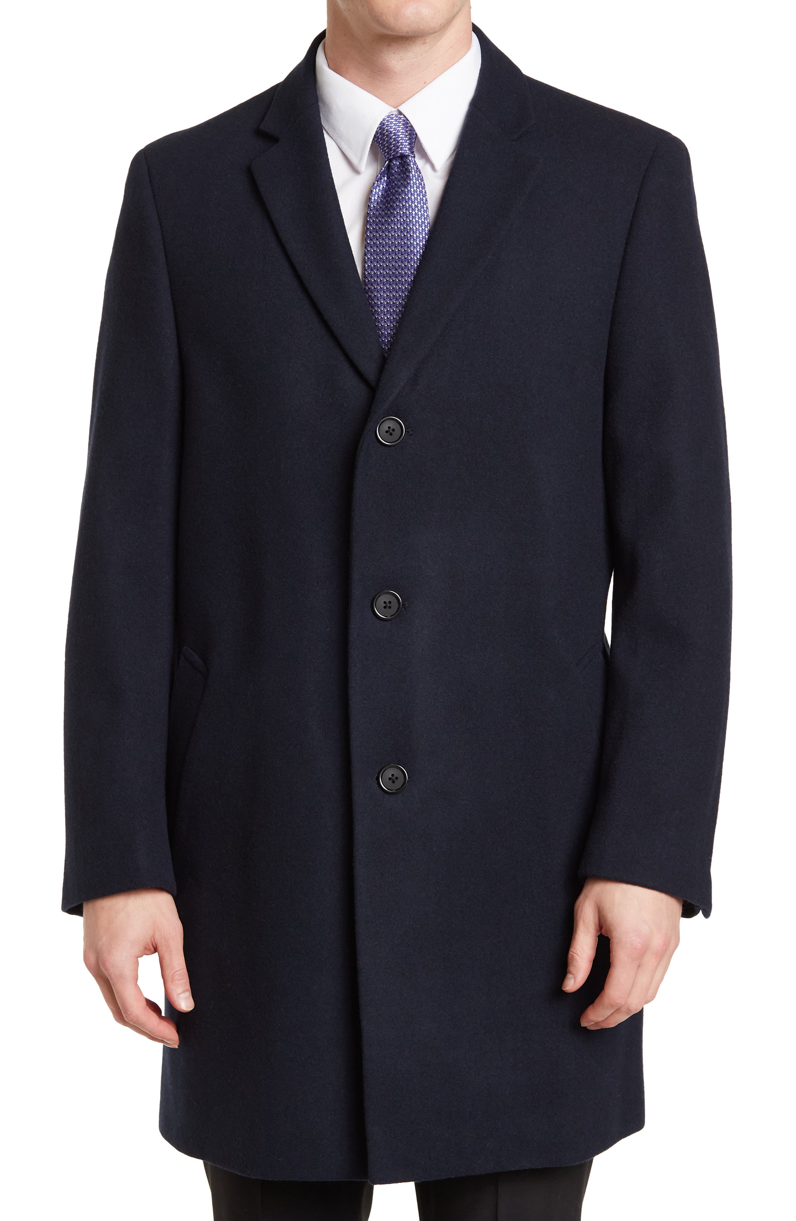 Hart Schaffner Marx Hanover Wool Blend Topcoat