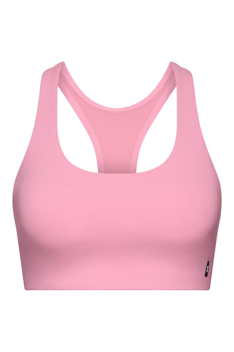 Studio Racerback Sports Bra, Alternate, color, MAGNOLIA
